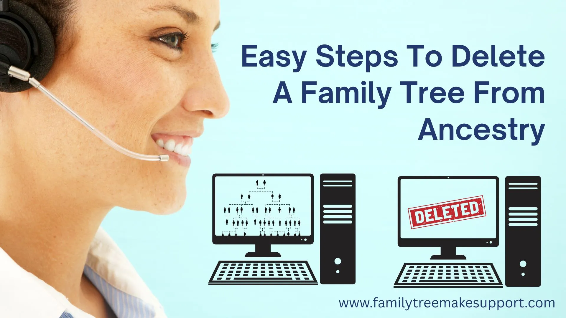 delete a family tree from ancestry