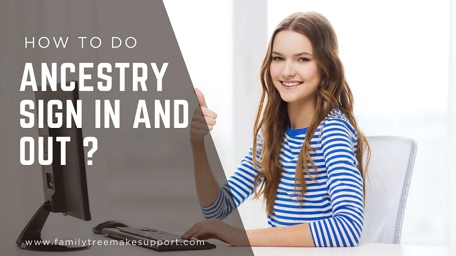 sign in and out to ancestry account